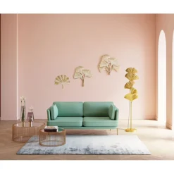 Lampadaire Yuva doré 160cm><noscript><img width=
