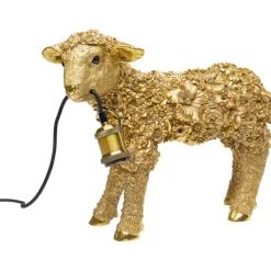 Lampe à poser Animal Flower Sheep doré 36cm><noscript><img width=