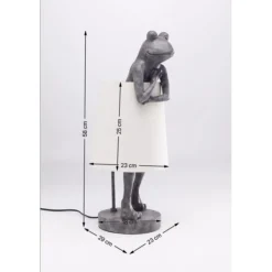 Lampe à poser Animal Frog gris><noscript><img width=