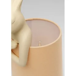 Lampe à poser Animal Rabbit champagne/peach 50cm><noscript><img width=