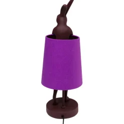 Lampe à poser Animal Rabbit rouge/violet 50cm><noscript><img width=