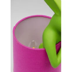Lampe à poser Animal Rabbit vert/fuchsia 50cm><noscript><img width=