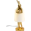 Lampe à poser Animal Rabbit doré/blanc 50cm>KARE Design Online