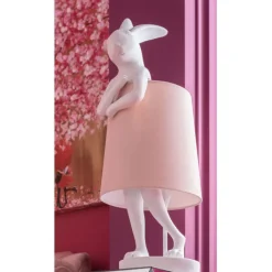 Lampe à poser Animal Rabbit blanc 68cm><noscript><img width=