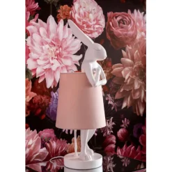 Lampe à poser Animal Rabbit blanc 68cm><noscript><img width=