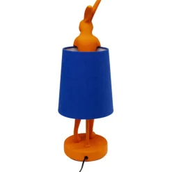 Lampe à poser Animal Rabbit orange/bleu 50cm><noscript><img width=