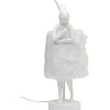 Lampe à poser Animal Rabbit Fur blanc/argenté 50cm>KARE Design Hot