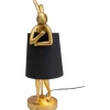 Lampe à poser Animal Rabbit doré/noir 50cm>KARE Design Outlet