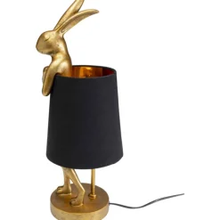 Lampe à poser Animal Rabbit doré/noir 50cm><noscript><img width=