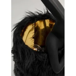 Lampe à poser Animal Rabbit Fur noir/doré 50cm><noscript><img width=
