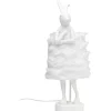 Lampe à poser Animal Rabbit Fur blanc/argenté 68cm>KARE Design Sale