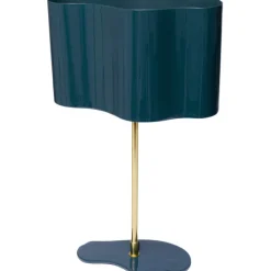 Lampe à poser Cloudy ovale Petrol 49cm><noscript><img width=