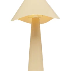 Lampe à poser Cloudy rond écru 49cm><noscript><img width=