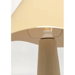 Lampe à poser Cloudy rond écru 49cm><noscript><img width=
