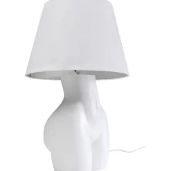 Lampe à poser Donna blanc 48cm><noscript><img width=