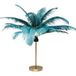 Lampe à poser Feather Palm vert 60cm>KARE Design Online