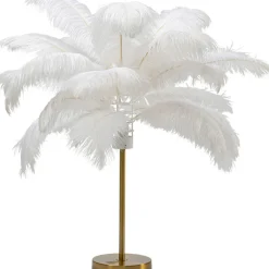 Lampe à poser Feather Palm blanc 60cm><noscript><img width=
