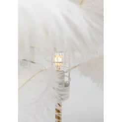 Lampe à poser Feather Palm blanc 60cm><noscript><img width=