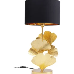 Lampe à poser Flores doré 62cm><noscript><img width=