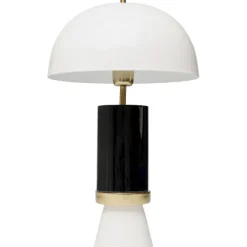 Lampe à poser Josy blanc-noir 51cm><noscript><img width=