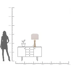 Lampe à poser Molto 75cm><noscript><img width=