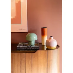 Lampe à poser Mushroom Shiny sauge 20cm><noscript><img width=