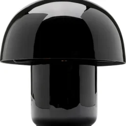 Lampe à poser Mushroom Shiny noir 20cm><noscript><img width=
