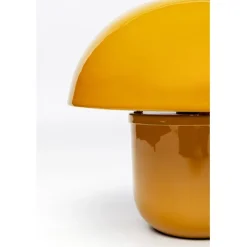 Lampe à poser Mushroom Shiny jaune 27cm><noscript><img width=