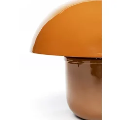 Lampe à poser Mushroom Shiny marron 27cm><noscript><img width=