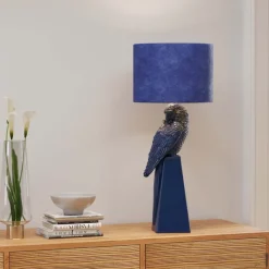 Lampe à poser Parrot bleu 84cm>KARE Design Hot