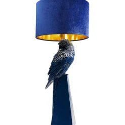 Lampe à poser Parrot bleu 84cm><noscript><img width=