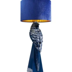 Lampe à poser Parrot bleu 84cm><noscript><img width=