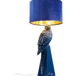 Lampe à poser Parrot bleu 84cm><noscript><img width=