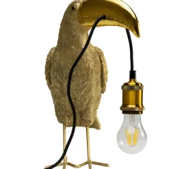 Lampe à poser Toucan doré 42cm><noscript><img width=