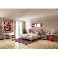 Lit boxspring Benito Moon crème 180x200>KARE Design New