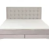 Lit boxspring Benito Star crème 180x200>KARE Design
