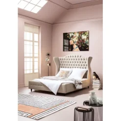 Lit City Spirit 180x200cm lin naturel><noscript><img width=