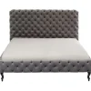 Lit Desire haut gris argenté 180x200cm>KARE Design Online