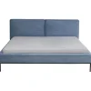 Lit East Side velours cotelé bleu 180x200cm>KARE Design Best