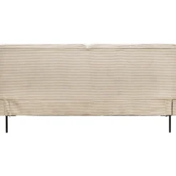 Lit East Side velours côtelé crème 180x200><noscript><img width=