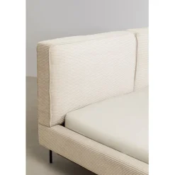 Lit East Side velours côtelé crème 180x200><noscript><img width=