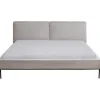 Lit East Side velours côtelé gris 160x200>KARE Design Outlet