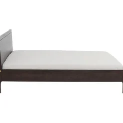 Lit en bois Brooklyn noyer 160x200><noscript><img width=