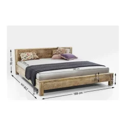 Lit en bois Puro 180x200cm><noscript><img width=