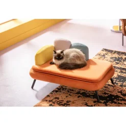Lit pour chien/chat Diva orange><noscript><img width=