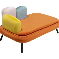 Lit pour chien/chat Diva orange><noscript><img width=