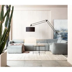 Lucca élément d angle droite gris 89cm>KARE Design Best