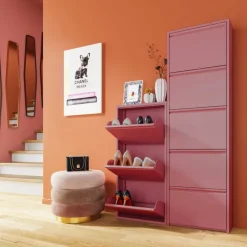 Meuble à chaussures Caruso 5 rose (MO)>KARE Design Sale