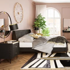 Miroir Betsy Frame métal 90Ø><noscript><img width=