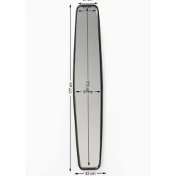 Miroir Clip Brass 32x177cm><noscript><img width=